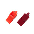 Free Sample Custom Logo Colored Football Flat Plastic Referee Whistle for Sports