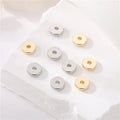 Factory Wholesale Irregular Interval Bead 14K Gold Plated Bracelet Necklace Spacer Beads for Diy Jewelry Making Findings