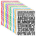 Hot Selling PVC Material DIY Large Letter Stickers Self Adhesive Alphabet Letter Waterproof Die Cut Vinyl Printing Stickers