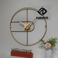 60CM Nordic Fashion Hot Iron Silent Clock Living Room Bedroom Metal Clocks Simple Creative Light Luxury Wall Clock Dropshipping
