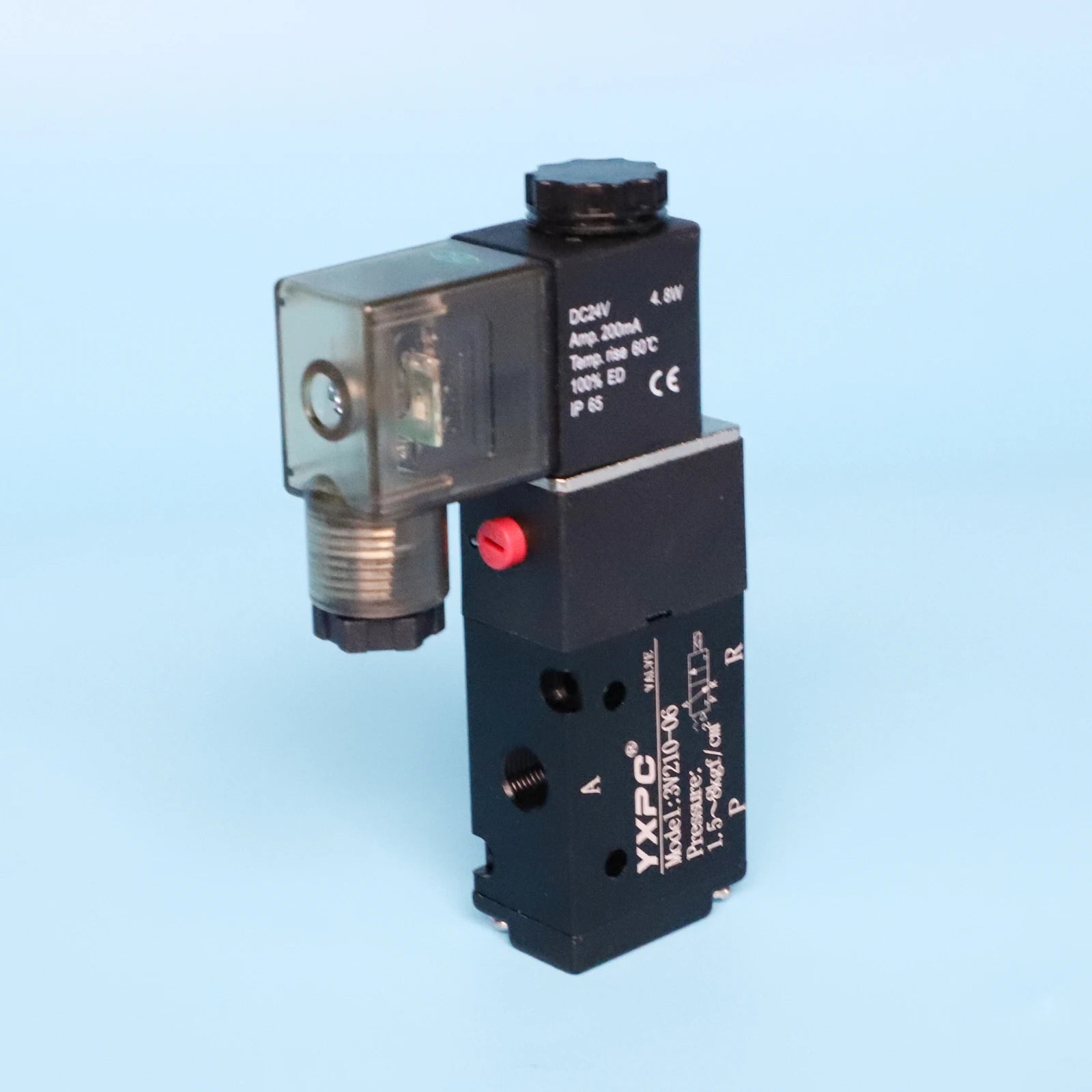 3V210-06 Valves Manufacturing 110v 220v 12v 1/4in Terminal Single Coil air Pneumatic Control 1/8 12v 3 Way Solenoid Valves