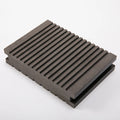 Dark Grey Wood Plastic Composite Decking Outdoor Flooring Boards WPC Deck