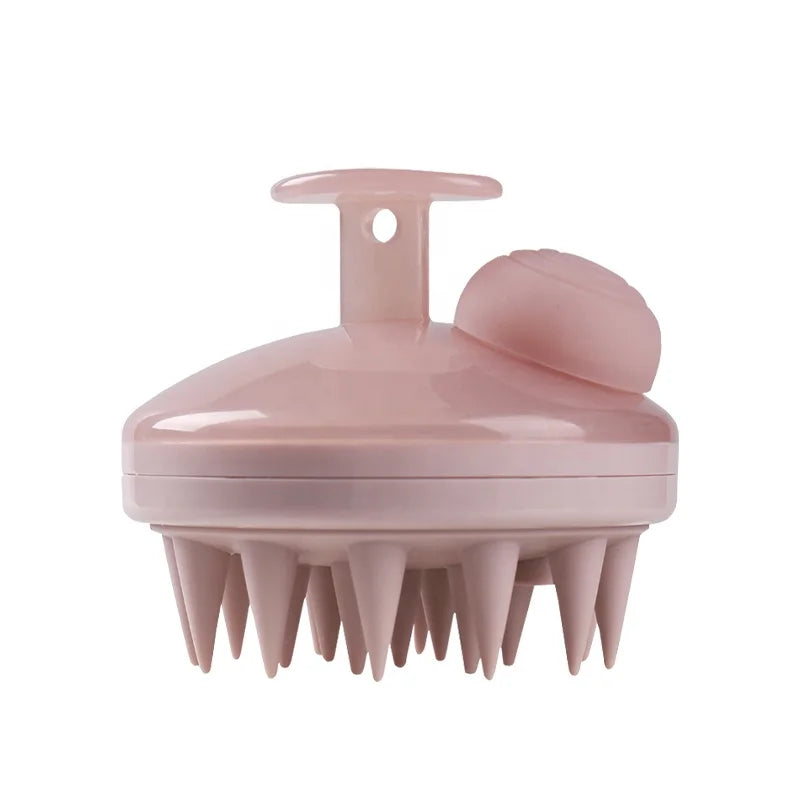 Wholesale Premium Ionic Soft Silicone Dog Cat Bath Brush Comb Scalp Massager Body Scrubber with Shampoo Dispenser
