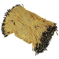 Stock Wholesale Customization 5mm *35cm Polyester Twisted Handle Rope Nylon Paper Bag Rope Handle With Black Tip MegaBDM