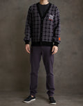 New Product Customizable 100% Polyester Men's Sweater Character Pattern Warm Exploitative Cardigan