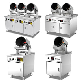 Restaurant Kitchen Automatic Intelligent Robot Fried Rice Stir Fry Wok Cooking Food Machine Cook Rotational Cooker Equipment