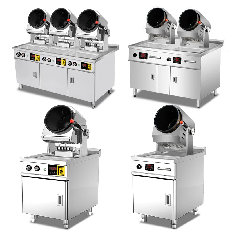 Commercial Restaurant Kitchen Intelligent Automatic Robot Fried Rice Stir Fry Wok Cooking Food Machine Robot Cooker Equipment MegaBDM
