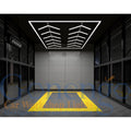 Energy Saving Arrow Shape Hexagonal Car Workshop Wash Lighting for Parking
