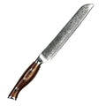 67 Layers Damascus Steel Bread Knife Hot Sale Premium Military Grade G10 Handle Bread Cake Knife