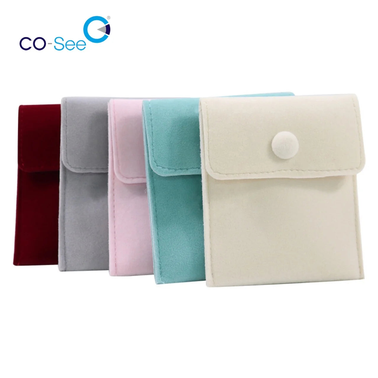 Luxury Portable Small Velvet Jewelry Pouch Ring Necklace Bracelet Package Carring Gift Bags Pouches