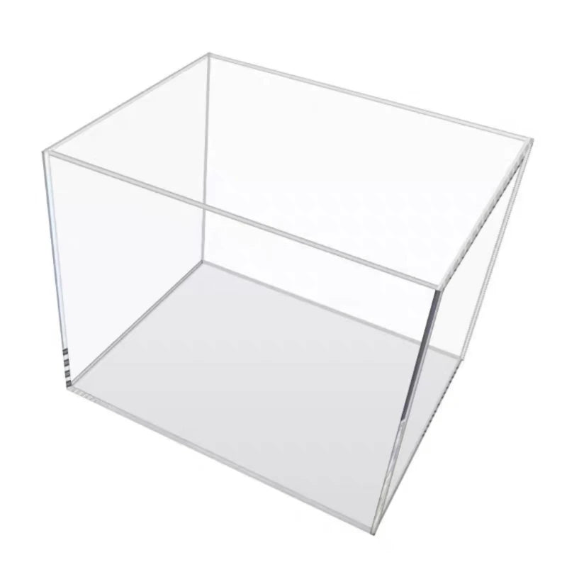 Copper Square Storage Box Hand-made Model Display Cabinet Dust Cover Customized Processing Modern Portable Multifunction
