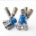 Pneumatic C-type Self-locking Quick Coupling Gas Pipe Round Three-way Two-way Claw Tool Air Pump Air Compressor Accessories