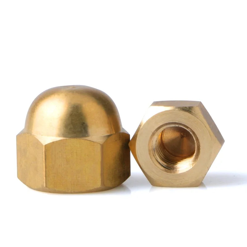 Reliable Quality China Manufacture DIN1587 Copper Brass H58 H62 Domed Hex Acorn Cap Nut