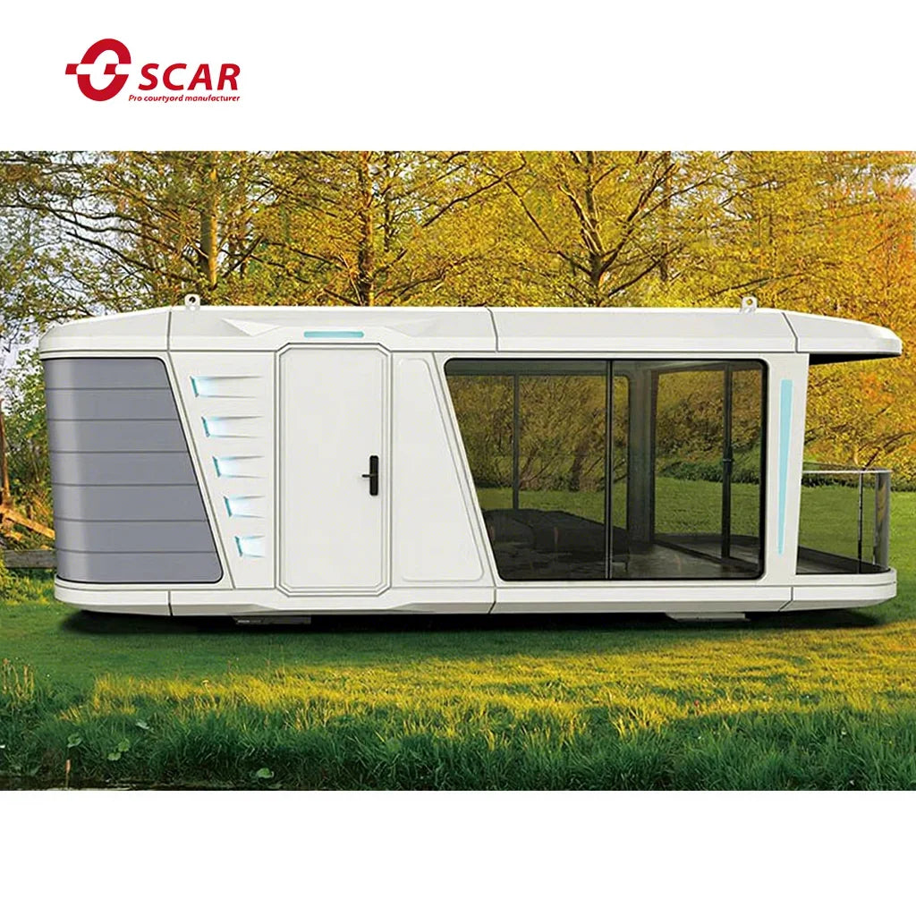 2026 Luxury Integrated 20Ft Mobile Space Capsule Container Full Furnatured Chinese Capsule House for Office Made Sandwich Panel