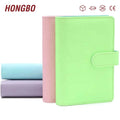 Custom A6 6-Ring Binder with Fluorescent Fabric Cover Budget Travelling Binder with Cash Envelopes Available for Designer