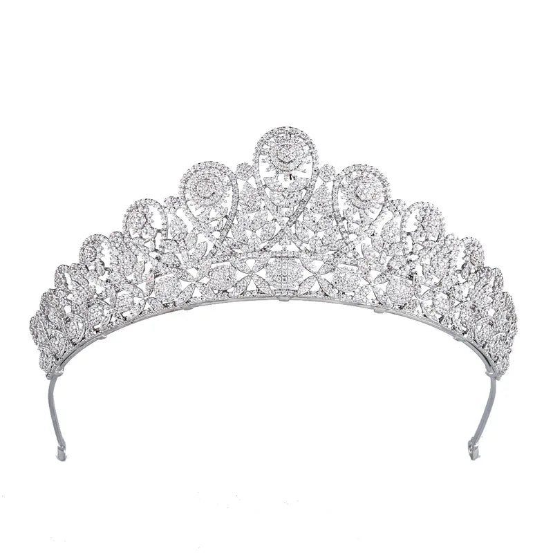Fashion Crown Bride Party Wedding Dress Crown Tiara Pageant Beauty Crown Hair Accessories MegaBDM