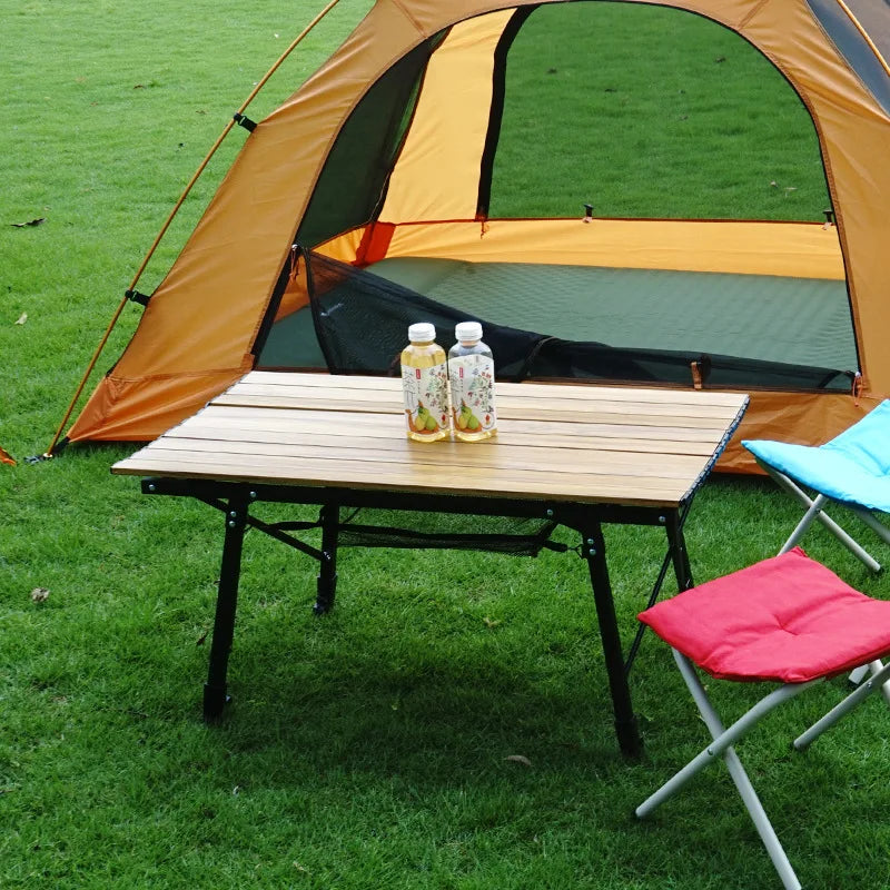 Lightweight Hiking BBQ Beach Camping Foldable Table Small Folding Outdoor Cooking Camping Aluminum Mini Table