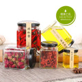 Factory Produced Wholesale Empty Packing Square Glass Honey/Pickle Jar 45ml 100ml 180ml 280ml 380ml 480ml 730ml