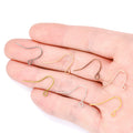 200pcs/bag DIY Earrings Clasps Hooks Fittings DIY Jewelry Making Accessories Iron Hook Earwire Jewelry 20*17mm V128