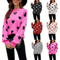 S-XL Valentine's Day Love Pullover Women's Knitwear Women's Large Loose Sweater
