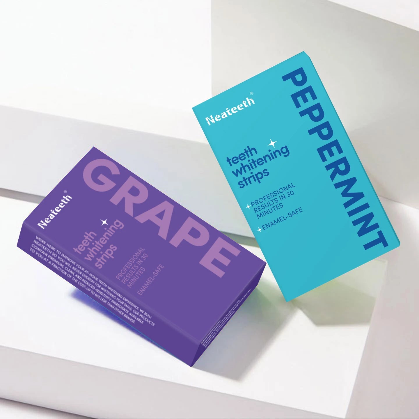 OEM Factory Mint Flavoured Teeth Whitening Strips No Slip High Viscosity Tooth Bleaching Strip