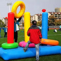 Factory Wholesale Team Building Game Inflatable Tower of Hanoi Puzzle Inflatable Ring Putting Game