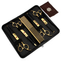 Kingtale 6 in 1 Professional 9CR Stainless Steel Safety Round Tip Dog Scissors for Grooming