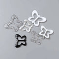 SR004 Fancy Woman Style 3 Sizes Tri-glide Adjustable Resin Butterfly Buckles for Coat Belt