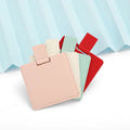 Portable PU Leather Pocket Makeup Mirror Personalized Beauty Cosmetic Mirrors Mini Mirror Gifts for Women