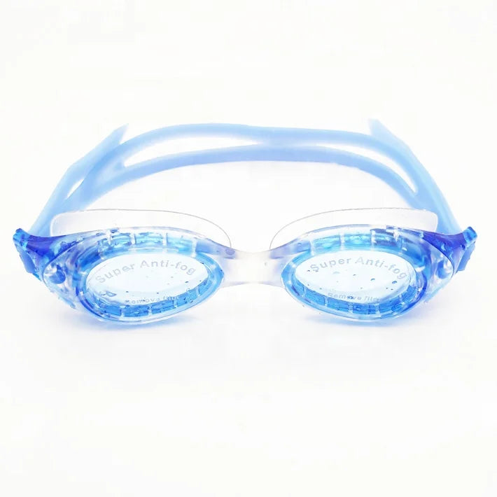 Fashion-Designed Adult UV Anti-Anti Printed Swimming Goggles Adjustable PC Lenses in Mirrored Transparent Pink Purple Options