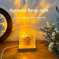 RGB Remote Control Dynamic Rotary Water Wave Rechargeable /plugged in Home Bedroom Living Room Decor Table Lamp