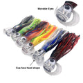 Boat Fishing Lure Rigged with Hooks in Fishing Bags Octopus Skirt Trolling Fishing Equipment Wholesales