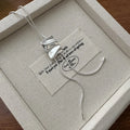 Fashion 925 Sterling Silver Hammered Square Shape Long Snake Chain Sweater Necklaces for  Women