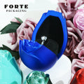 FORTE Custom Luxury Jewelry Box Wholesale Flower Shaped Wedding Proposal Ring Box Light Jewelry Box Packaging with logo