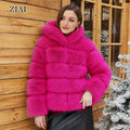 Fashion Ladies Fake Fur Coat Winter Women Custom Faux Fur Jacket Warm Faux Fur Coat for Women