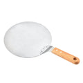Kimstone Stainless Steel Pizza Peel Shovel with Wooden Handle for Outdoor BBQ-Portable & Dustproof