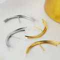 Simple and Fashionable 925 Sterling Silver Handmade Round Thread Winding Ear Studs Women's Personality Versatile Ear Accessories