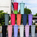 Top SellingPlastic Bpa Free  24 oz New Design Milk Drinking Tumbler Cup Fashion Durian Tumbler With Straw