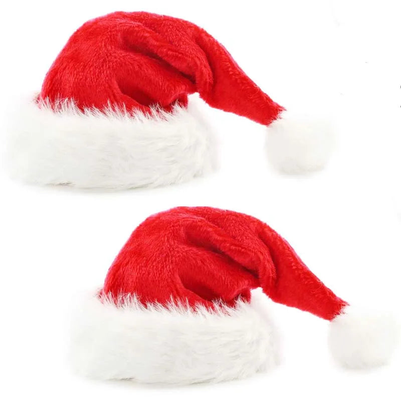 Competitive Price Spot Goods High Quality Hot Sale Christmas Supplies Merry Christmas Decorated Felt Santa Claus Hat
