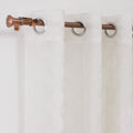 Factory Wholesale Geometric Design Dew Drop Sheer Tulle Curtains Window Decor for Living Room & Bedroom Home Use