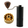 Classical Manual Coffee Grinder 25g Large Coffee Grinder Manual Black Aluminum Alloy Hand Coffee Grinder Manual