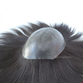 7- 8 Inches Invisible Injection Thin Skin Indian Human Hair Toupee Men Wig MegaBDM