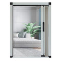 Modern Design Polyester Retractable Folding Mesh Door Screens Aluminum Alloy Frame Mosquito Net Sliding Window Door Antimosquito