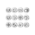 Real 925 Sterling Silver Fantasy Stars Pisces Clip Charm Bead Fit Reflection Bracelets Accessories Wholesale Jewelry