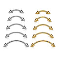 316L Stainless Steel Lips Ring C Rod 16G Labret Lip Stud Eyebrow Piercing Jewelry Body Jewelry for Women