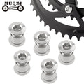 MUQZI Mountain Bike Chainring Bolts M8 Double Disc Bicycle Crank Screw Steel Chainwheel Bolts MegaBDM