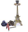 2025 New Custom Logo Manufacturers Stock Hookah Eiffel Tower Set Accessories Pipe Hookah Shisha Hubbly Bubbly Hookah Chicha