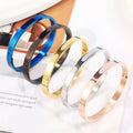 Wholesale Charm Designers Bracelets 18K Gold Plating Stainless Steel Men's Stainless Steel Bracelet for Couple