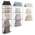 Transparent Storage Bag Hanging Handbag Organizer Door Wall Clear Sundry Shoe Bag with Hanger Pouch Storage Box Storage Box