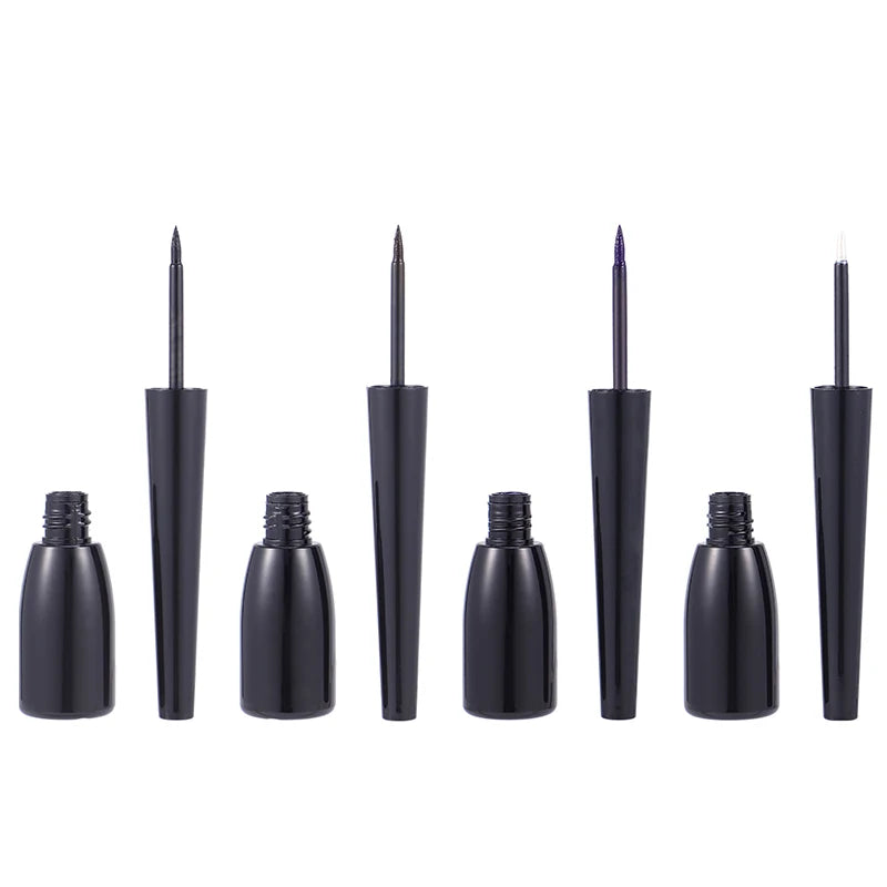 OEM LOW MOQ Quick Dry Waterproof Eyeliner Bottle Black Liquid Eyeliner